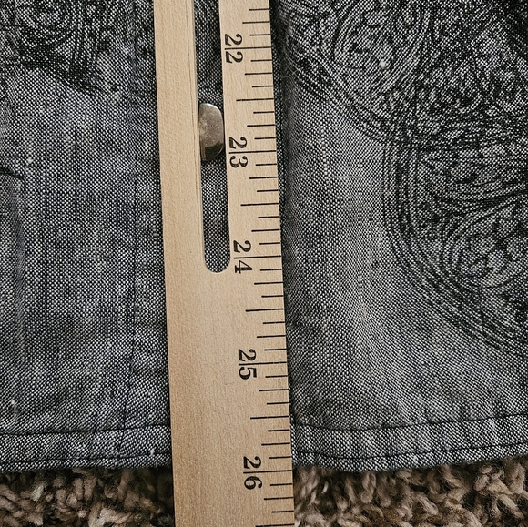 Chico's Design Mandala women's Linen button-down longsleeve size 2 - Picture 8 of 8
